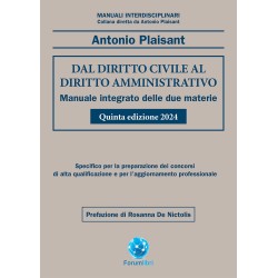 Plaisant – Dal diritto civile al diritto amministrativo V edizione 2024